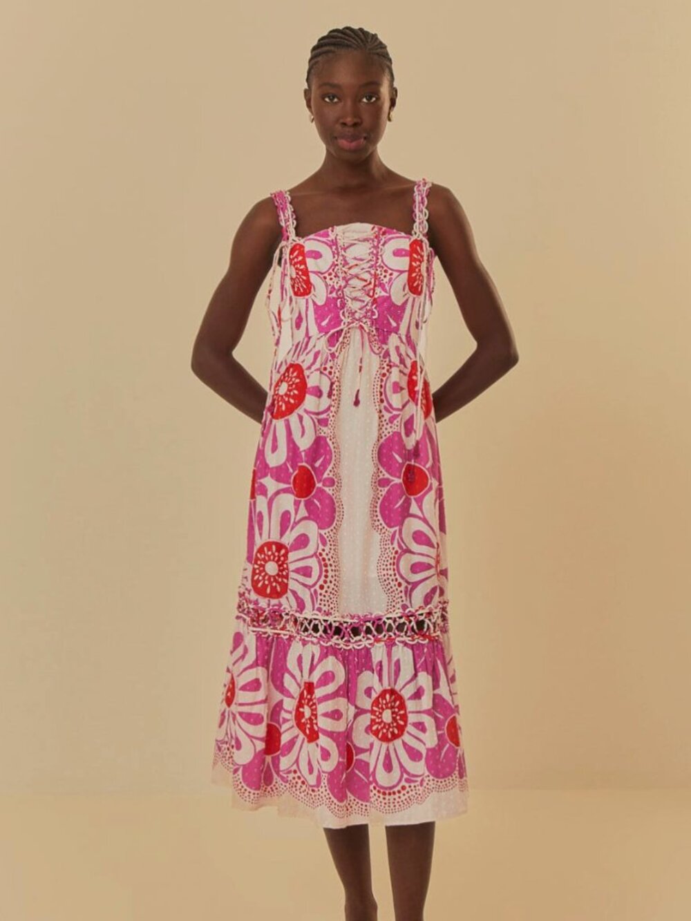 NWT - Farm Rio - Maia Midi Dress - Size M